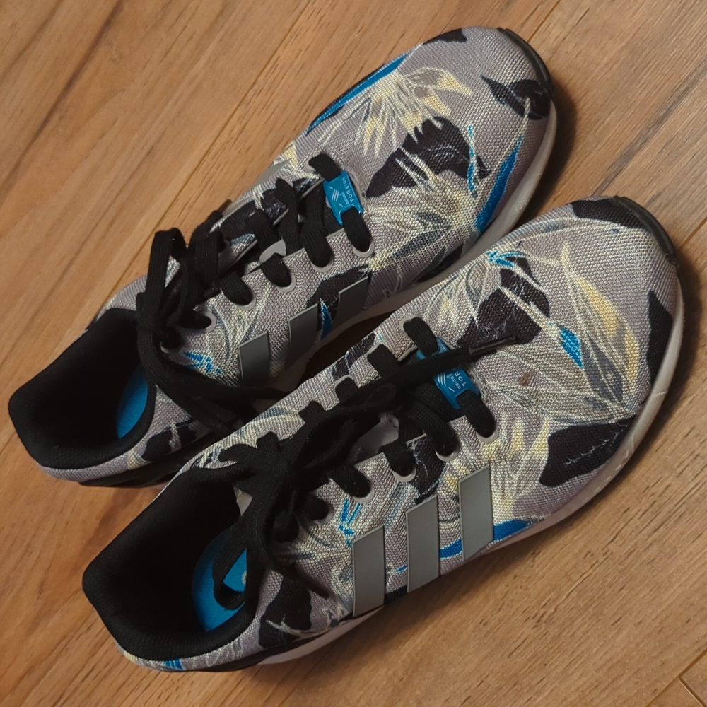 Men's size 11 Adidas Flux floral pattern - Picture 2 of 7